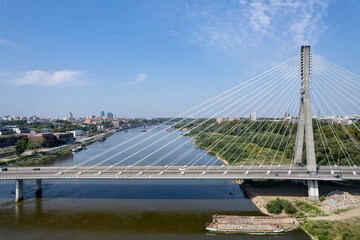 Most Świętokrzyski w Warszawie, Polska.	