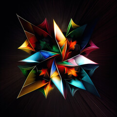 abstract cubist kaleidoscope - By Generative AI	