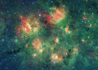New spitzer deep space telescope images. Elements of this image furnished by NASA.