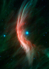 New spitzer deep space telescope images. Elements of this image furnished by NASA.