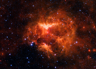 New spitzer deep space telescope images. Elements of this image furnished by NASA.