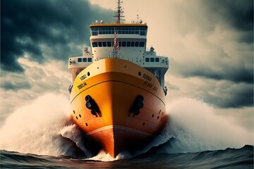 Gros bateau paquebot