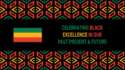 Vector black history month social media post vector design celebrated annually in February