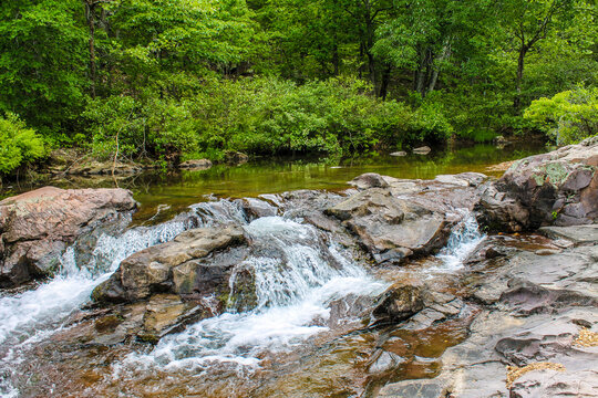 Flowing water