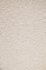 Projected house exterior plaster, close-up