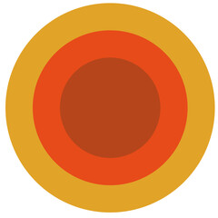 70's Retro muted icon illustration