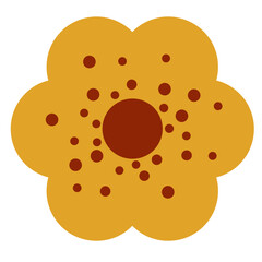 70's Retro muted icon illustration