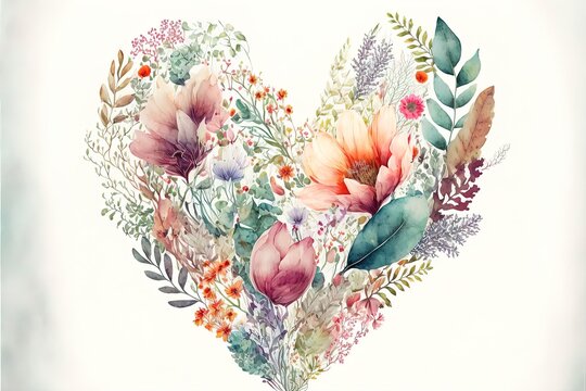 Heart flowers online