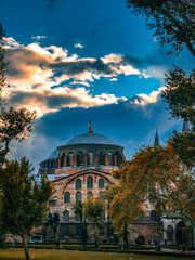 church in the night