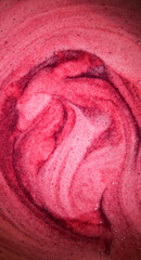 Abstract background. Sweet jam foam