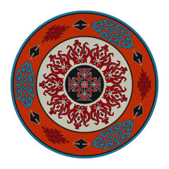 Kilim round design element 16