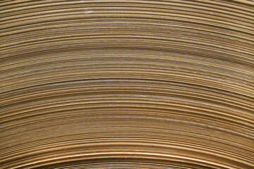 Roll of wave craft paper or brown corrugated cardboard of packaging for transportation