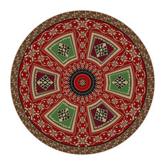 Kilim round design element 18