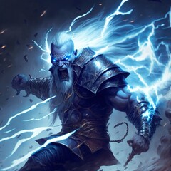 mage, sorcier, sorceleur, witcher, fantasy art generatif AI