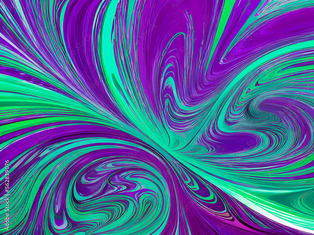 Poster generative ai, abstract streaks with intricate patterns, paint streaks and color transitions, fantas