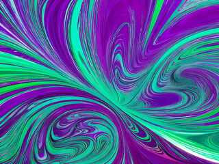 Generative AI, abstract streaks with intricate patterns, paint streaks and color transitions, fantasy and imagination.