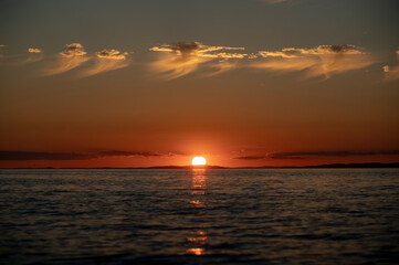 Sonnenuntergang am Bodensee