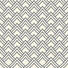 Scaled squares seamless vector pattern