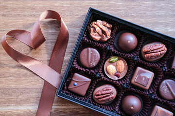 バレンタインデーに贈るチョコレートのイメージ