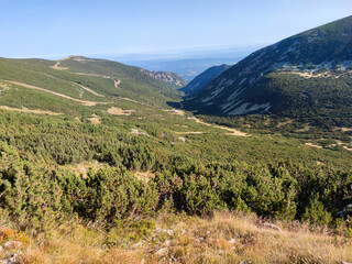 Fototapeta na wymiar Summer view of Rila mountain at Yastrebets area, Bulgaria
