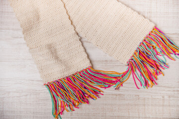 Einhorn-Mütze-Schal mit Taschen Handmade