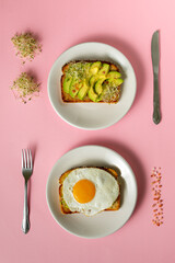 Avocado And Fried Egg Toast