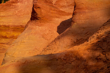 Ocher quarry. Rousillon, Provence 