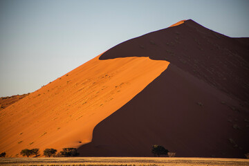 Big Daddy dune in Sossusvlei in the Namib-Naukluft National Park, Namibia, Africa