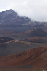 Naklejka premium Haleakalā Volcano in Haleakalā National Park in Maui, Hawaii