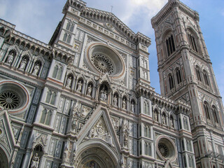 Fototapeta premium Cathedral of Santa Maria del Fiore, or the Duomo, in Florence, Italy in Europe