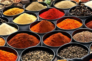 Fototapeta premium spices in market