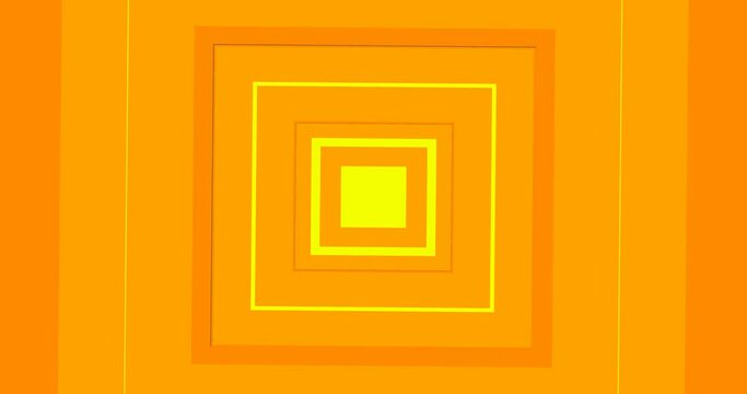 orange yellow rectangular geometric background animation