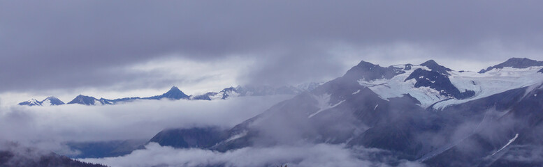Fototapeta na wymiar Mountains on Alaska