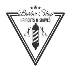 Barbershop icon. Barbershop Vintage logo .Vector Illustration 