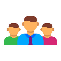 Team Flat Icon