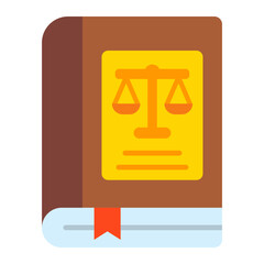 Law Flat Icon