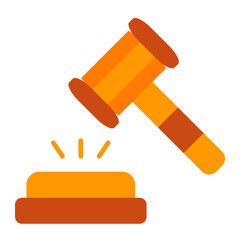 Judge Flat Icon