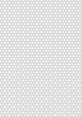 white flower pattern with dots