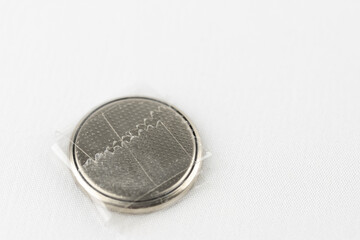 ボタン電池を絶縁して廃棄するイメージ