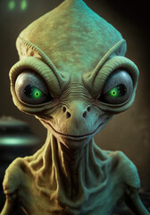 Generative AI.   Alien Heads No.118