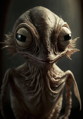 Obraz premium Generative AI. Alien Heads No.131