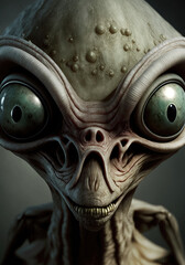 Generative AI.   Alien Heads No.136