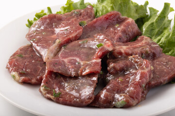 味付け牛モモ肉　焼き肉用