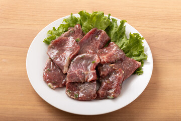 味付け牛モモ肉　焼き肉用