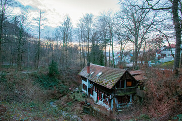 old house in the mountains