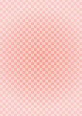 格子柄文様　ピンクの春色背景イラスト格子柄文様
