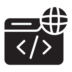 web glyph icon