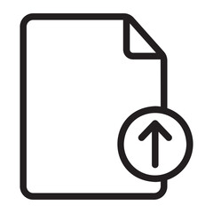 file upload line icon