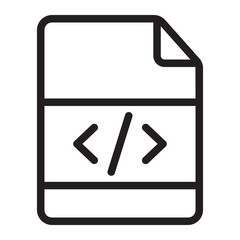 html line icon