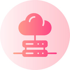 database gradient icon